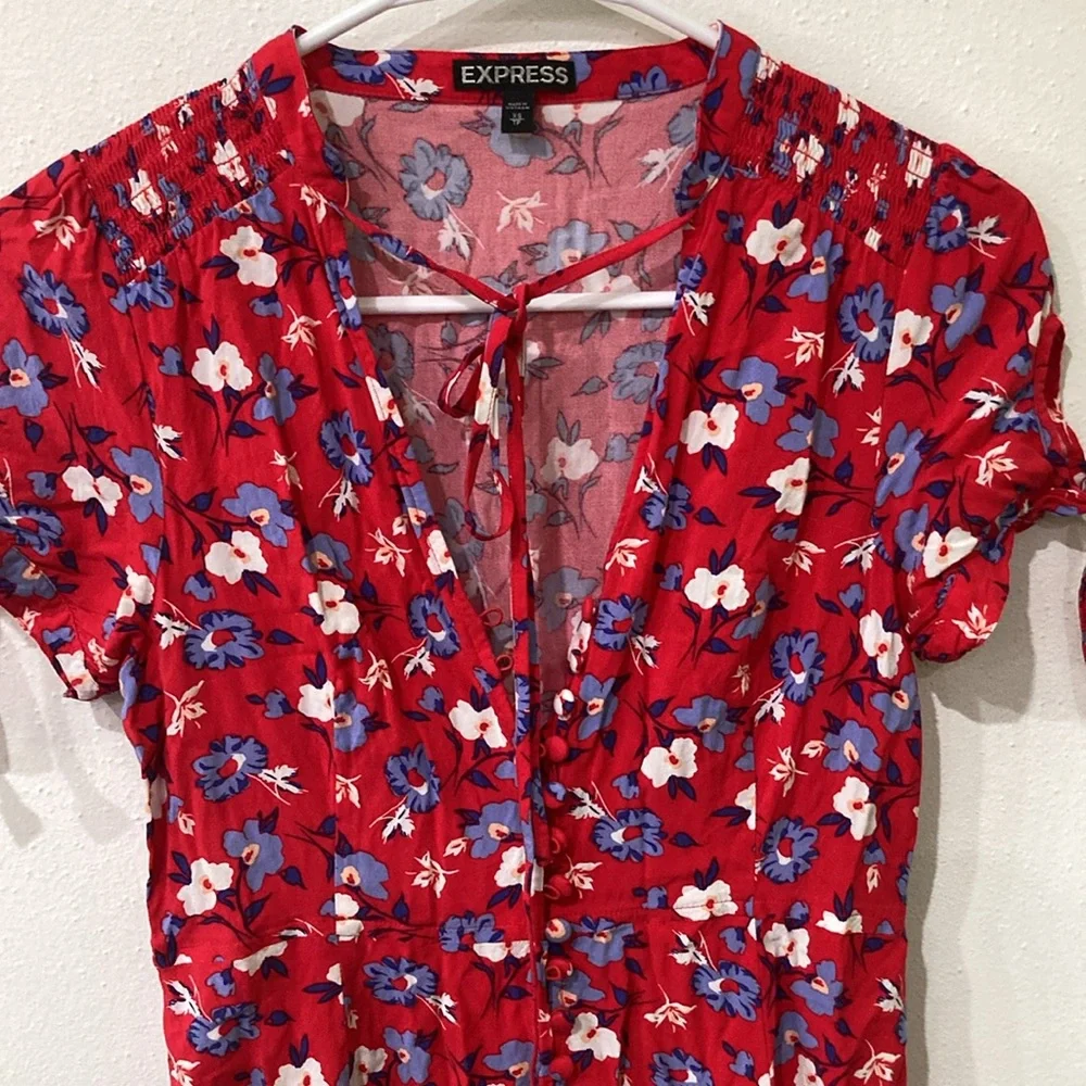 Stunning vibrant button front dress - Picture 8 of 12